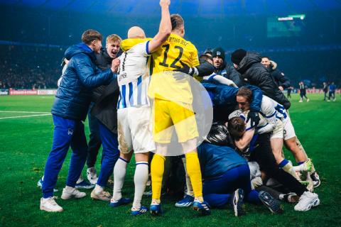(VIDEO) Con dos goles agónicos: Hertha Berlín venció en penales al Hamburgo en la Copa de Alemania