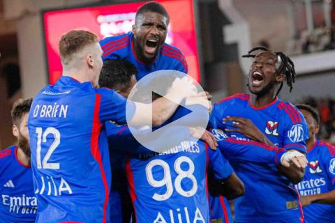 (VIDEO) Lyon derrotó al Mónaco y salió del último lugar de la Ligue 1