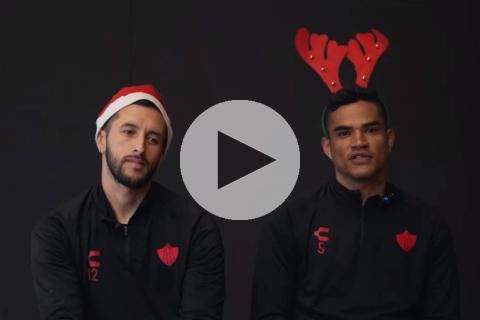 (VIDEO) Santamaría protagonizó video navideño de Atlas