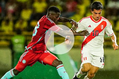 (VIDEO | FOTOS) Selección peruana Sub 23 empató 1-1 ante Colombia en amistoso