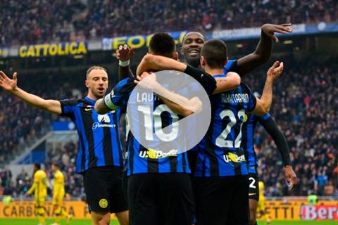 ¡Cómo sufrió! Inter de Milán logró triunfo sobre la hora ante Verona