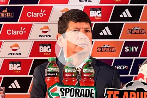 Lozano: "Hay méritos más que suficientes para poner toda la fe en Jorge Fossati y su comando técnico"