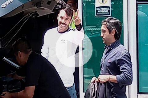 (VIDEO) ¡Con camino a La Victoria! Sebastián Rodríguez arribó a Lima para jugar por Alianza