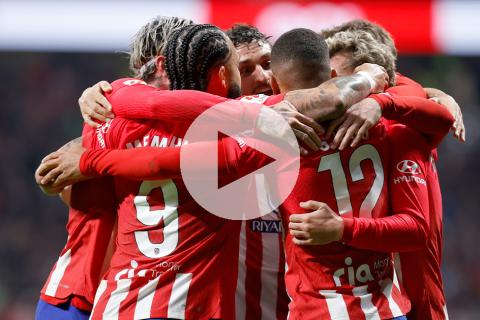 (VIDEO) Atlético Madrid se llevó la victoria en casa frente a Valencia