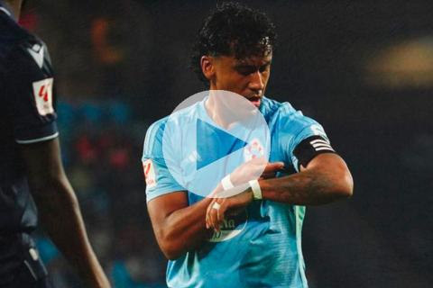 (VIDEO) Celta de Vigo, con Tapia de titular, cayó y sigue cerca de la zona de descenso