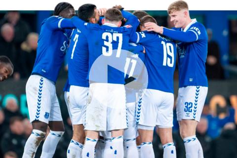 (VIDEO) Everton venció a Crystal Palace y avanzó en la FA Cup