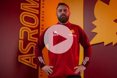 (VIDEO) Daniele de Rossi fue presentado como nuevo estratega de la Roma