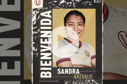 Sandra Arévalo fue presentada como nuevo refuerzo de Universitario