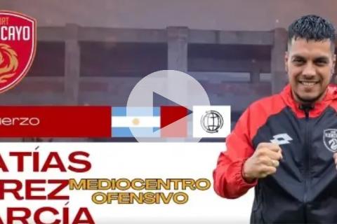 Sport Huancayo confirmó la incorporación de Matías Pérez García