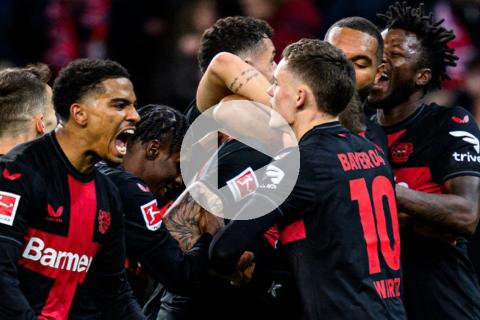 (VIDEO) Nadie lo tumba: Leverkusen ganó y se afianzó en la cima de la Bundesliga