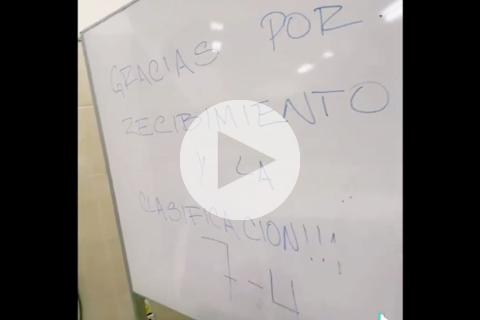(VIDEO) Always Ready y el picante mensaje que le dejó a Sporting Cristal en el vestuario del Nacional