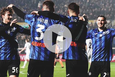 (VIDEO) Atalanta goleó a Sassuolo y se afianzó en zona de Champions