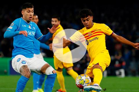 🔴#ENVIVO | Napoli y Barcelona igualan en el Diego Armando Maradona