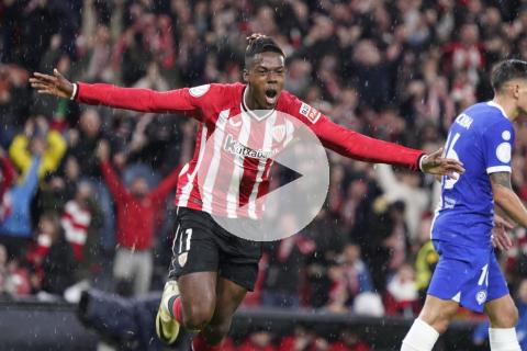 (VIDEO) Athletic Club goleó al Atlético de Madrid y avanzó a la final de la Copa del Rey
