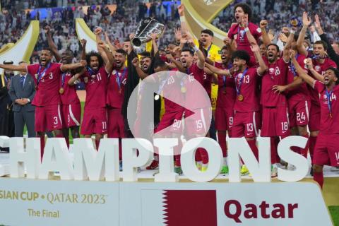 (VIDEO) Catar, con tres goles de penal, se proclamó bicampeón de la Copa de Asia