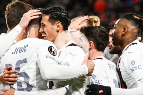(VIDEO) AC Milán cayó con Stade Rennais, pero accedió a los octavos de la Europa League