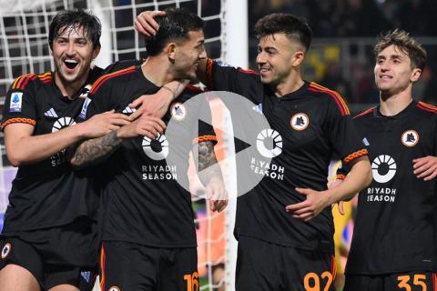 (VIDEO) Roma goleó a Frosinone y sigue cerca de puestos internacionales