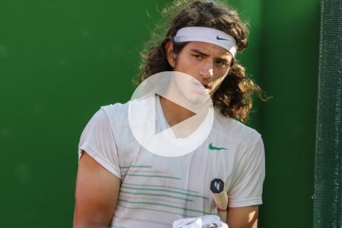 (VIDEO) Conner Huertas Del Pino abandonó por lesión en dobles del Challenger de Sao Leopoldo