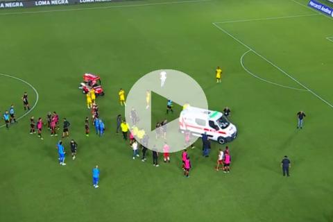 Susto en La Plata: Estudiantes vs. Boca fue suspendido por descompensación de Altamirano