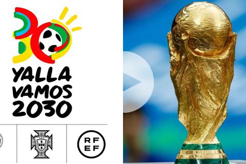 (VIDEO) ¡Nueva cara! Conoce el logo oficial del Mundial 2030