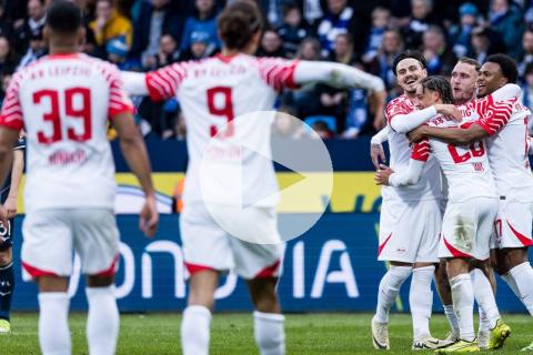 (VIDEO) RB Leipzig goleó y acecha los puestos de Champions