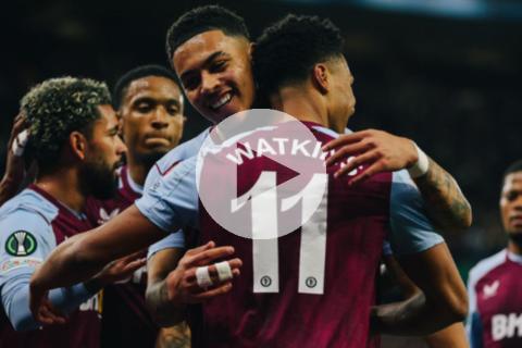 (VIDEO) Aston Villa sacó ventaja ante Lille en la Conference