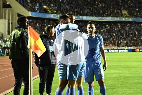 (VIDEO) Bolívar venció a Flamengo y es puntero de su grupo en la Libertadores