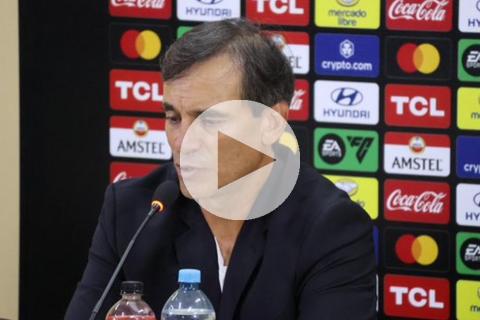Bustos: "El empate es justo por el desarrollo del juego"