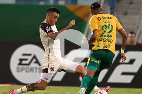 (VIDEO) Ojo, Garcilaso: Lanús rescató un empate en Brasil ante Cuiabá