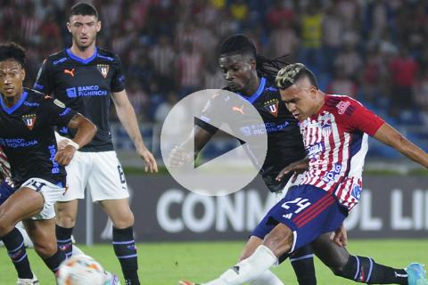 (VIDEO) Ojo, Universitario: Junior y LDU igualaron en Barranquilla