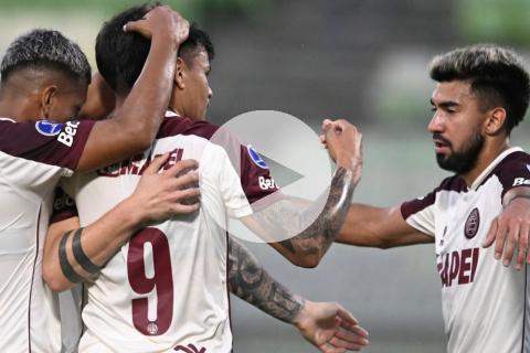 (VIDEO) Ojo 'Garci': Lanús ganó en Venezuela y lidera del Grupo G