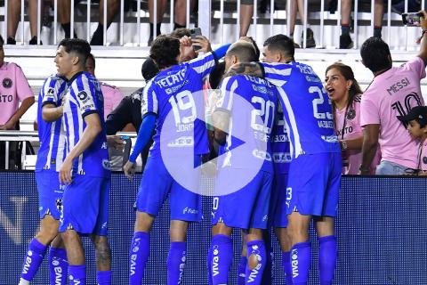 (VIDEO) Monterrey le remontó a Inter Miami en cuartos de la Concachampions