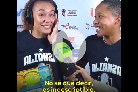 (VIDEO) Maëva Orlé: "Fue complicado, pero logramos el título y estoy contenta"