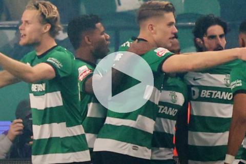 (VIDEO) Sporting venció al Benfica y se encaminó al título en Portugal