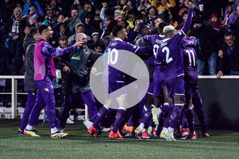 (VIDEO) Fiorentina venció a Brujas en casa por la Conference League