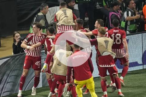 ¡Olympiacos se consagró campeón de la Conference League!