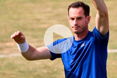 (VIDEO) Se fue ovacionado: Murray se retiró de Queen’s por lesión