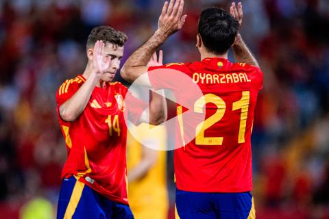 (VIDEO) Sin piedad: España goleó 5-0 a Andorra