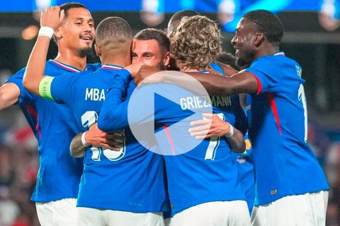 (VIDEO) Francia goleó a Luxemburgo en su primer amistoso