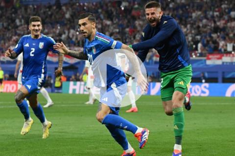 (VIDEO) De manera agónica, Italia avanzó a octavos y dejó casi eliminado a Croacia en la Eurocopa