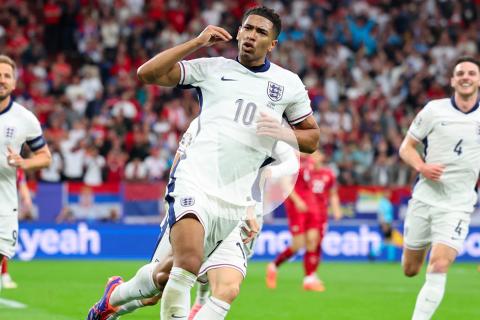 (VIDEO) Jude Bellingham anotó su primer gol en su debut en la Eurocopa