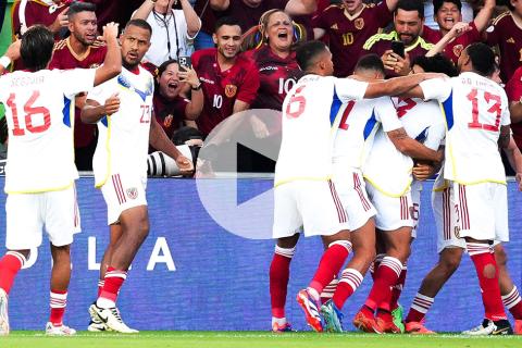 (FOTOS) Venezuela goleó a Jamaica y se quedó con el Grupo B de la Copa América