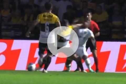 (VIDEO) Trauco se fue expulsado en la derrota de Criciúma frente a Cuiabá