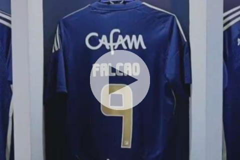 (VIDEO) Radamel Falcao es nuevo jugador del Millonarios de Colombia
