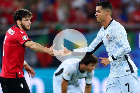 (VIDEO) Georgia dio la sorpresa ante Portugal y se metió a octavos de la Eurocopa