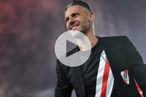 (VIDEO) Con golazo, River ganó en la despedida del técnico de Demichelis