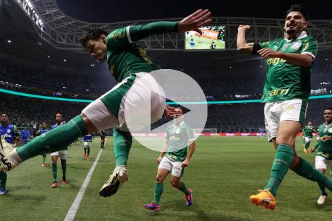 (VIDEO) Palmeiras ganó y quedó a un punto de la cima del Brasileirao