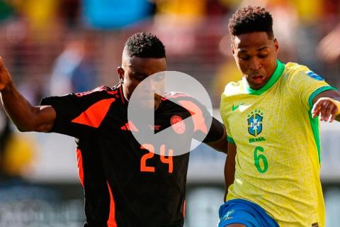 (VIDEO | FOTOS) Colombia se quedó con el grupo tras empatar 1-1 con Brasil