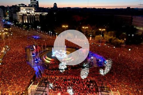 ¡A lo grande! España celebró por todo lo alto título de la Eurocopa