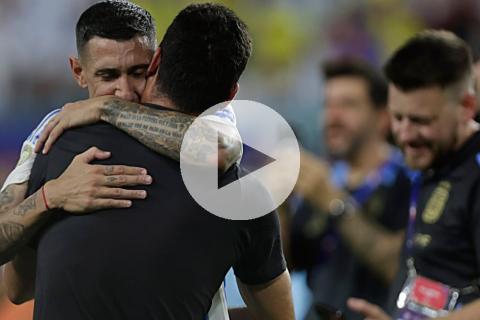 (VIDEO) 'Ángel por siempre': Mira la espectacular despedida de Argentina a Di María